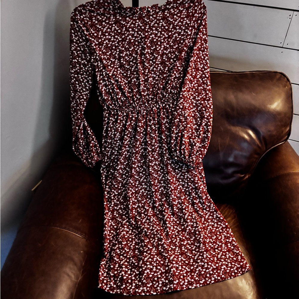 Floral Long Sleeve Dress